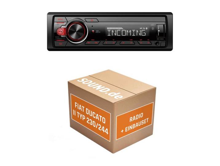 JUST SOUND best choice for caraudio Autoradio Einbaupaket Pioneer MVH330DAB für Fiat Ducato II Typ 230/244 Auto-Lautsprecher