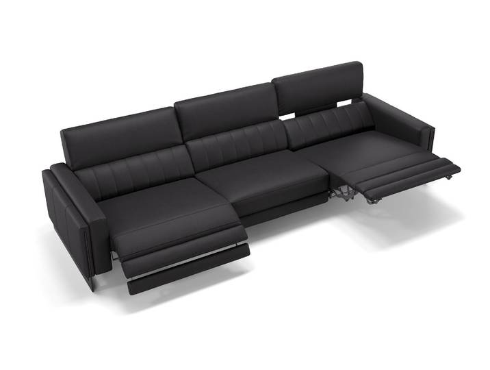 Designersofa MARA 3-Sitzer Leder Couch