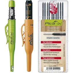 Vasalat, Vase, Pica Dry Tieflochmarker Graphit + Pica 150 schwarz + 10 Ersatzminen (1x)