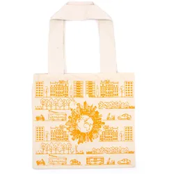 Big Cotton Shopping Bag - 38x42cm - City Life - 10oz