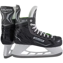 BAUER Kinder Eishockeyschuhe Bauer Schlittschuh X-LS - Jr., Größe 35 in Schwarz Schwarz