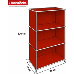 Floordirekt, Regal, Concept Epure MK-101 (75 x 40 x 120 cm)