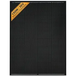 Enjoy solar, Solarpanel, Monokristallines Bifaziales Solarmodul 150W/36V (150 W, 9.80 kg)