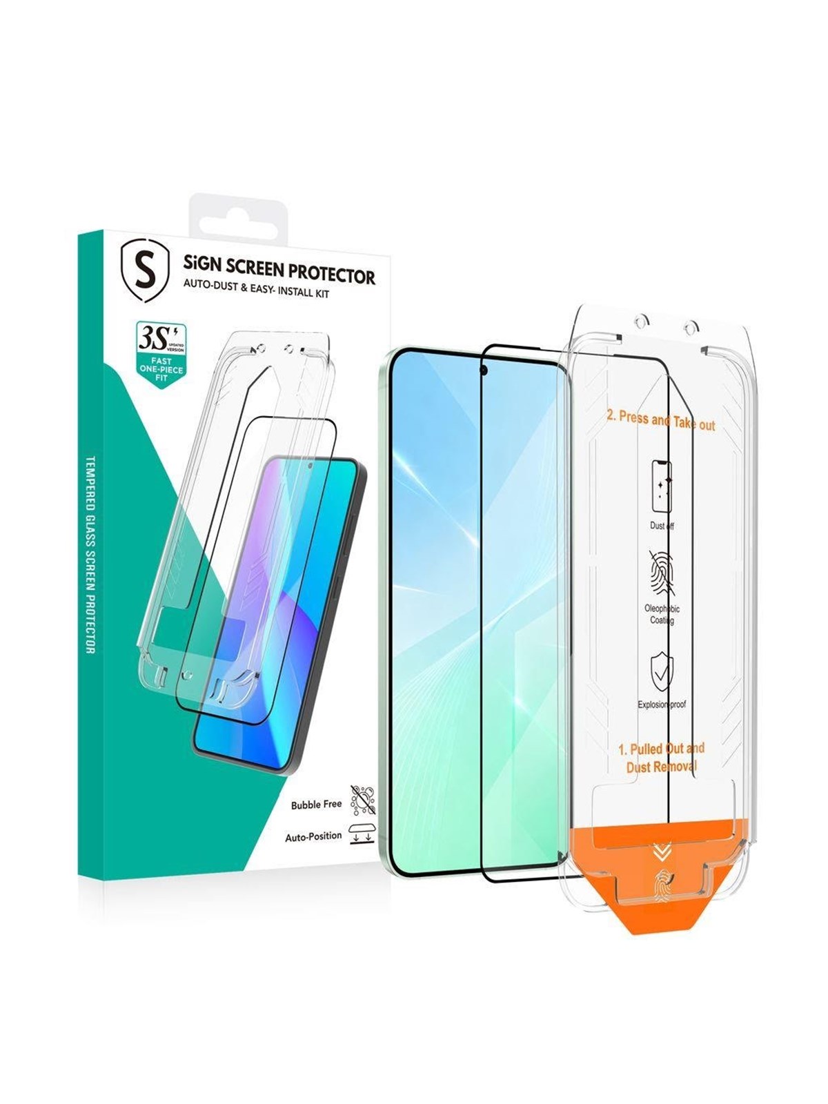 SiGN Screen Protector Samsung Galaxy S26 - EZ Apply with dust free applicator
