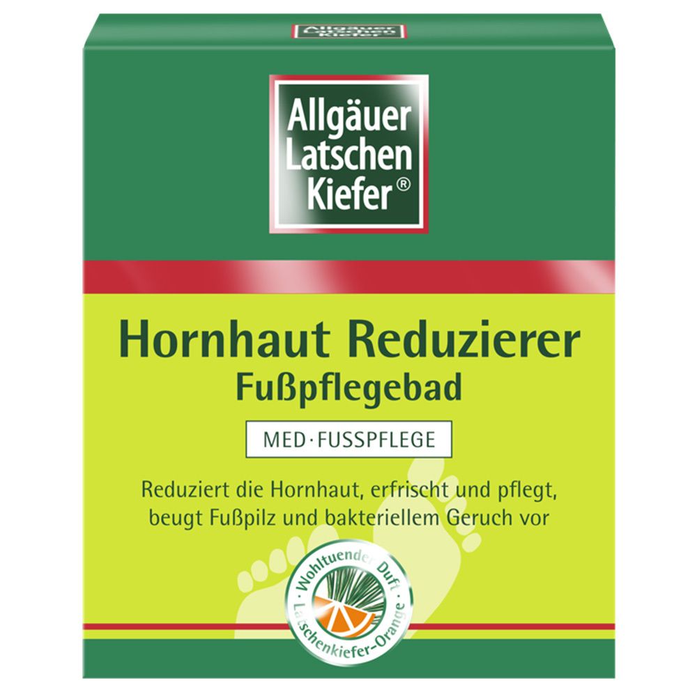 Allgäuer Latschenk. Hornhaut Reduzierer Fußpfl.Bad 10x10 g Fußbad