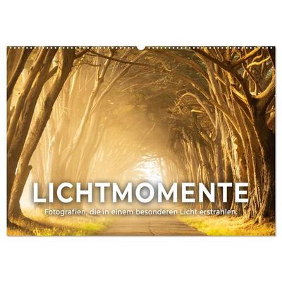 Lichtmomente - Fotografien, die in einem besonderen Licht erstrahlen. (Wandkalender 2027 DIN A2 quer), CALVENDO Monatskalender