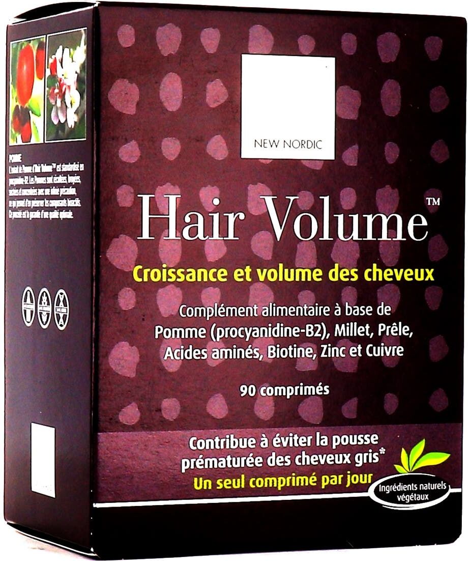 New Nordic Hair Volume Croissance Et Volume Des Cheveux 90 Comprimés