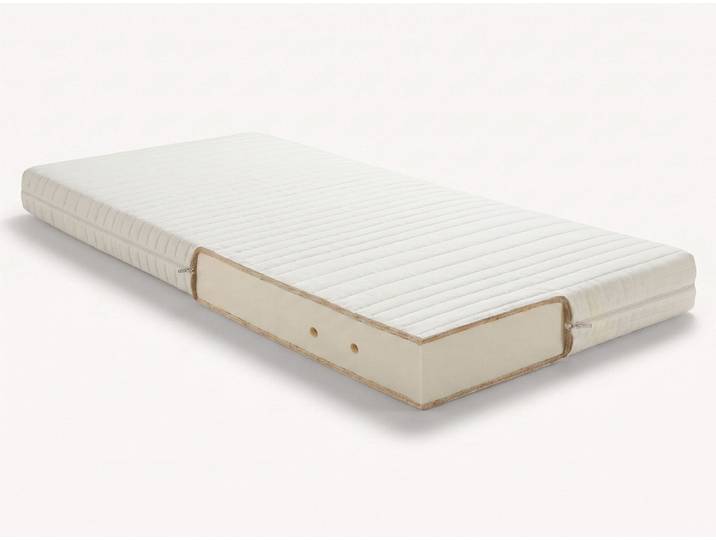 Naturlatex-Matratze Sana-Basic - 80x200 cm - Standard - Versteppung mit Schafschurwolle - medium