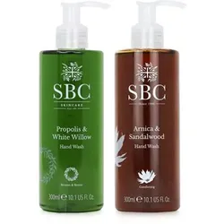 SBC Propolis & White Willow, Arnica & Sandalwood Handseife 2x 300ml