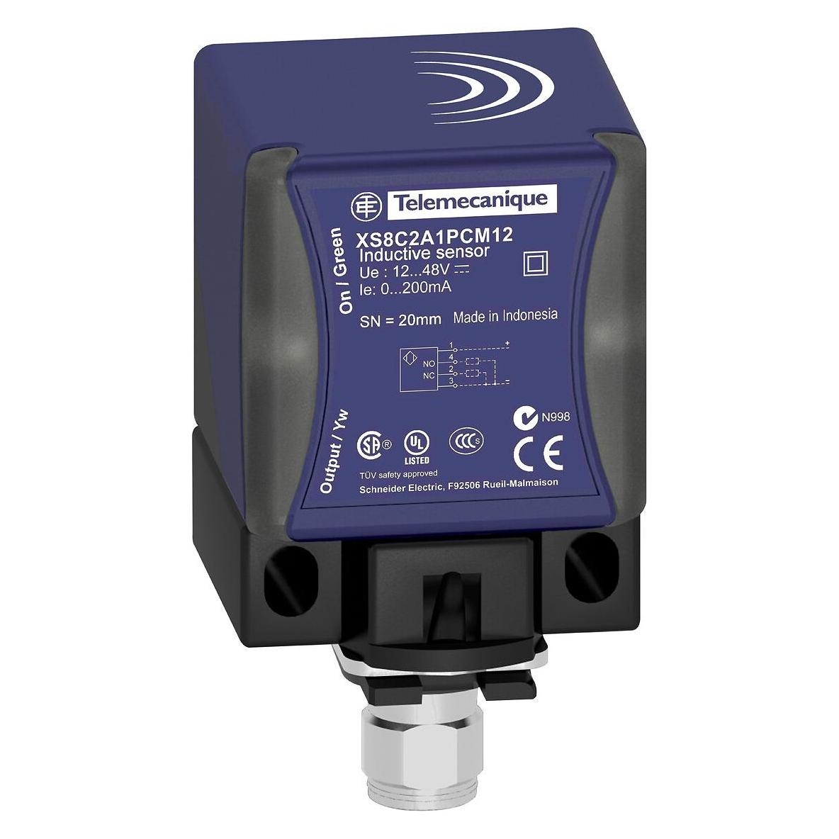 TE Sensors Indukt.Näherungsschalter (XS8C2A4MAU20)
