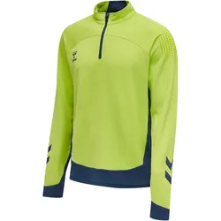 hummel LEAD 1/2-Zip Trainingspullover lime punch L