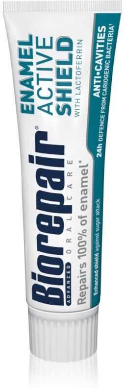 Biorepair Advanced Active Shield Anti-Plaque Zahnpasta für gesundes Zahnfleisch 75 ml