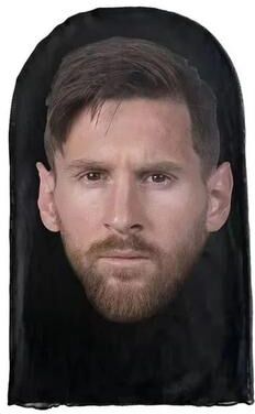 Uplift Essentials 3D Printed Kanye Style Elastic Mesh Full Face Balaclava Mask messi