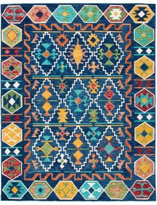 SAFAVIEH Handmade Aspen Evie Boho Tribal Wool Rug