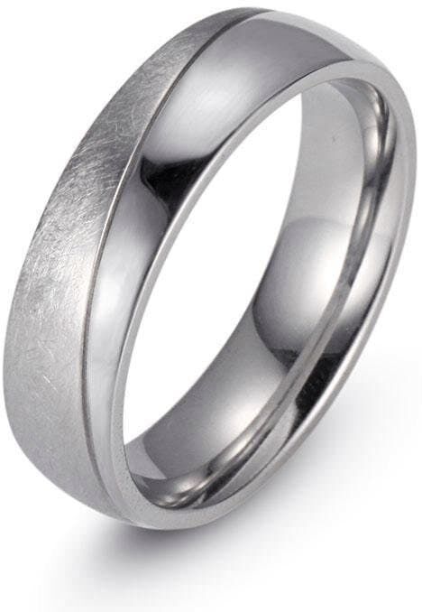 Trauring FIRETTI "Schmuck Geschenk "LIEBE" mit Vertiefung, ca. 7,0mm breit" Gr. 66, silber (edelstahlfarben), Fingerringe, Damen, 66, Edelstahl, 7mm, Trauring edelstahlfarben 66, Edelstahl, 7mm