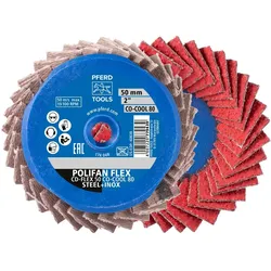 PFERD TOOLS COMBIDISC Flexibel Keramikkorn Mini-POLIFAN CD Ø 50mm CO-COOL40 für kühlen Schliff auf Edelstahl - 42719816