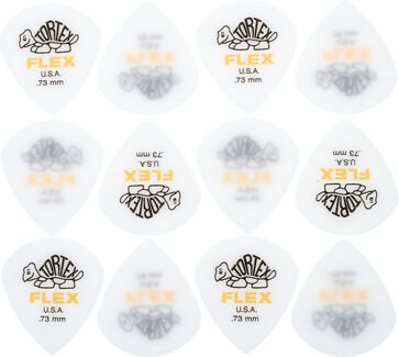 Dunlop Tortex Flex Jazz III 0.73 Blanc