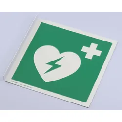 Fahnenschild Defibrillator