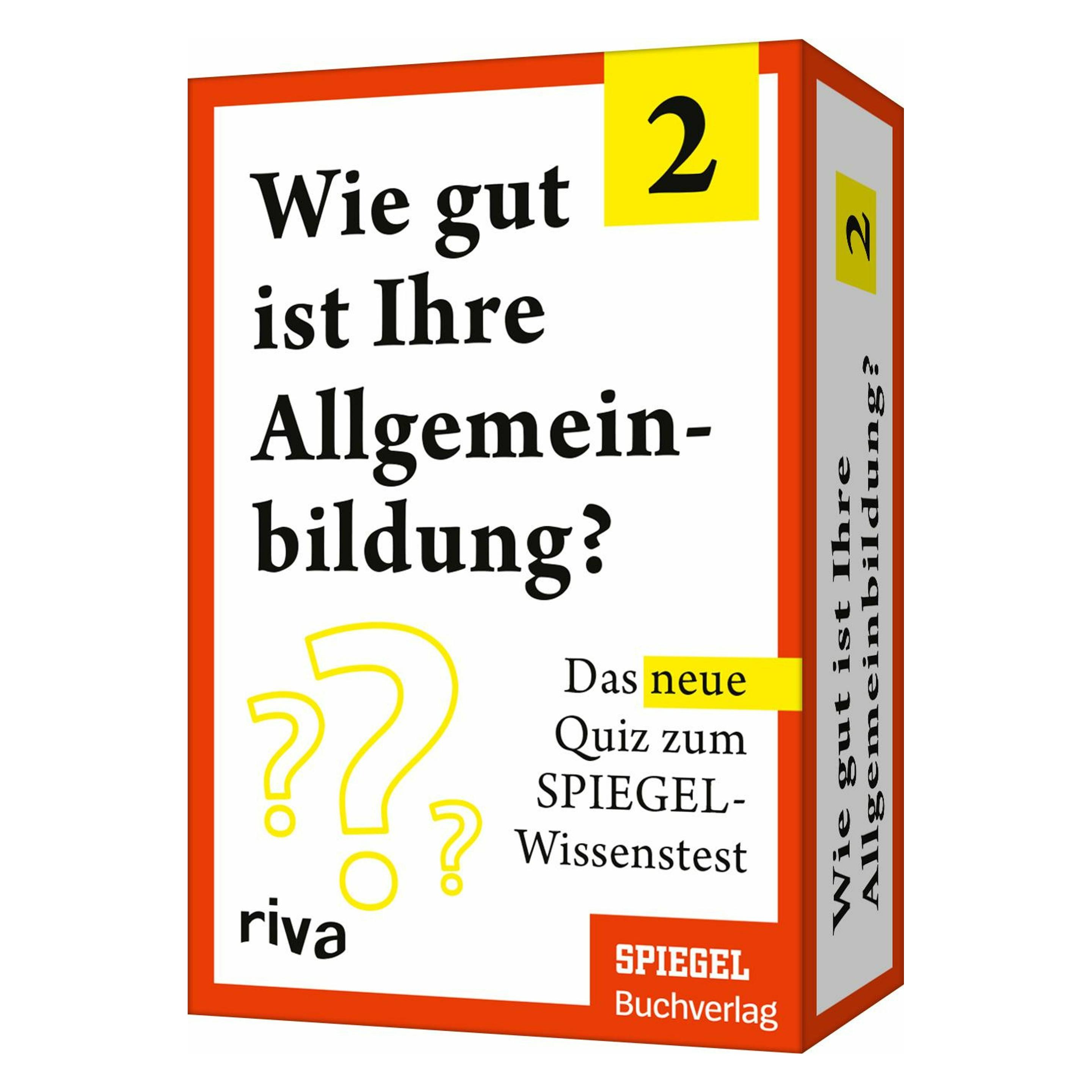 Riva Wie gut ist Ihre Allgemeinbildung? 2 (Deutsch, 2 - 8 Spieler) (42899926)