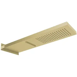 Herzbach spa ix pvd regen/schwall slim ap 539x165 brass, Brass Steel, 21.661600.2.41 21.661600.2.41