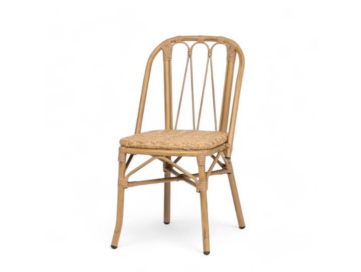 Chaise de terrasse CADET - Assise tressée