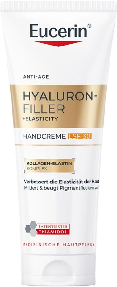 Eucerin HYALURON-FILLER+ELASTICITY Handcreme gegen Altersflecken