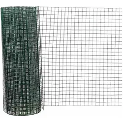 Siena Garden, Gartenzaun, Drahtgitter PVC12.7/1000mm 25m 0,90mm stark, PVC-grün