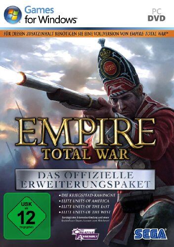 SEGA - Empire: Total War - Das offizielle Erweiterungspaket - Preis vom 11.10.2026 03:10:56 h