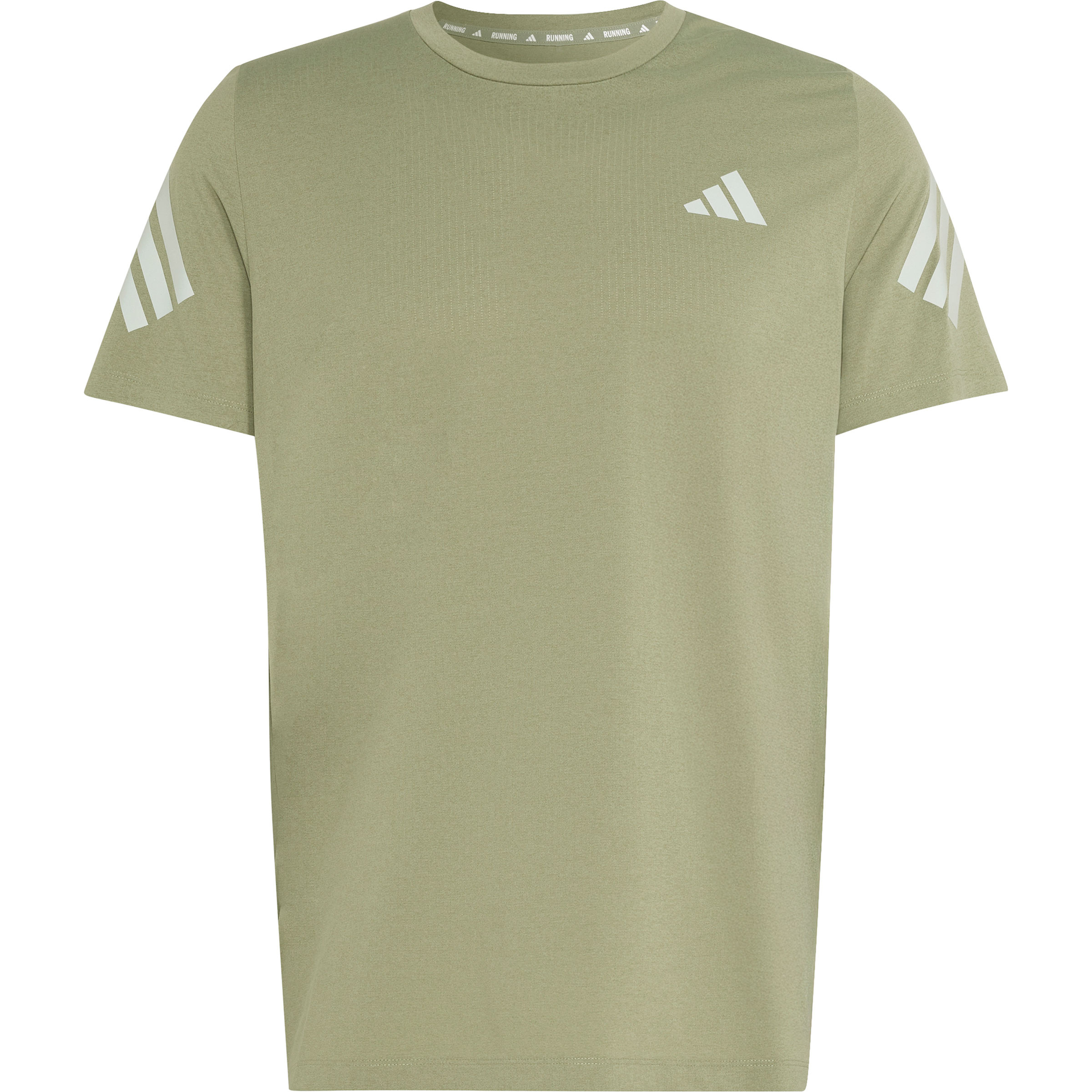 adidas Iconic Running Herren Laufshirts gruen Größe M Laufen | Trailrunning Elastisch