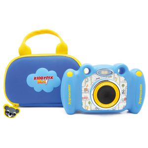 Kiddypix Blizz Kinderkamera, blau, ab 3 Jahre, 2 MP, 480p, 2'' Display, mit microSD-Kartenslot