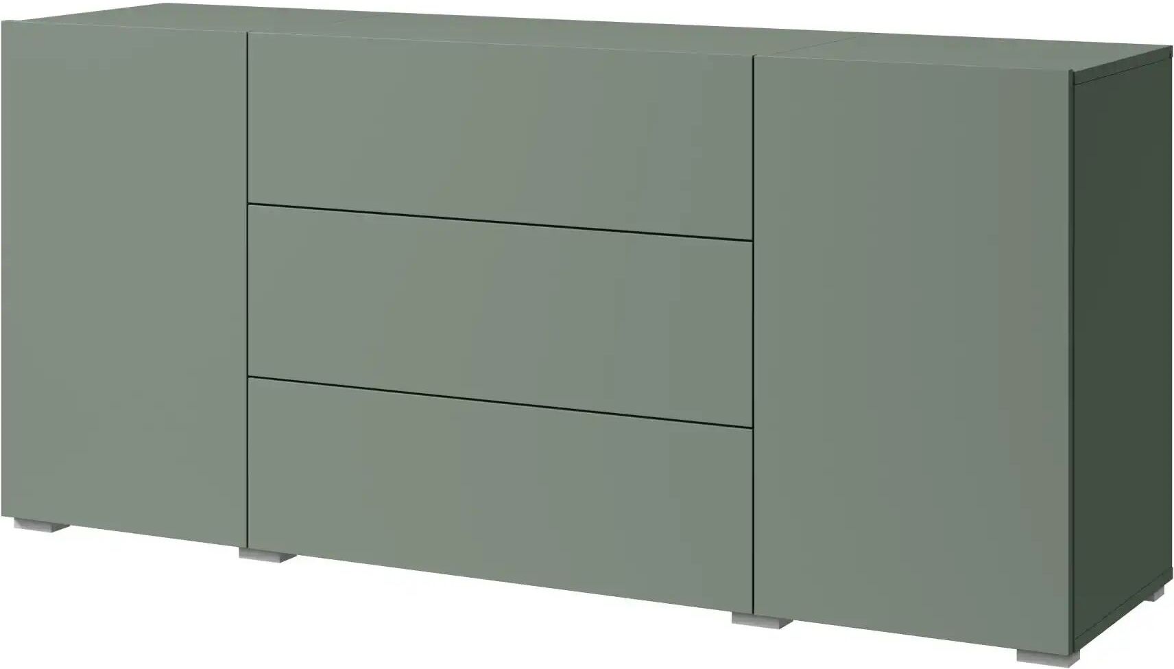 Höffner Sideboard   ¦ grün ¦ Maße (cm): B: 150 H: 68