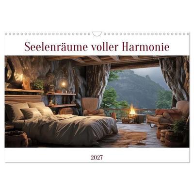 Seelenräume voller Harmonie (Wandkalender 2027 DIN A3 quer), CALVENDO Monatskalender