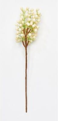 Worth Imports "13"" Weatherproof Berry Pick, White, Set of 3"