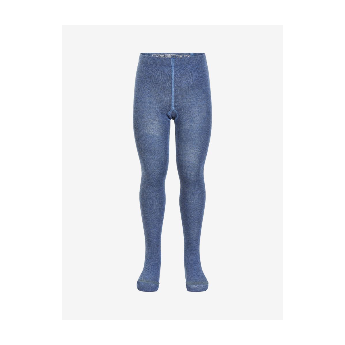Minymo Stocking - Solid blau melange (705) 128\134 5082-705-128\134