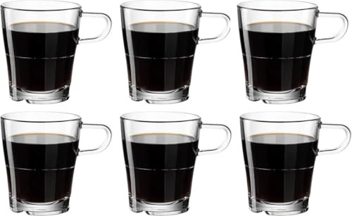 Leonardo Mok Senso set van 6, transparant, 250 ml