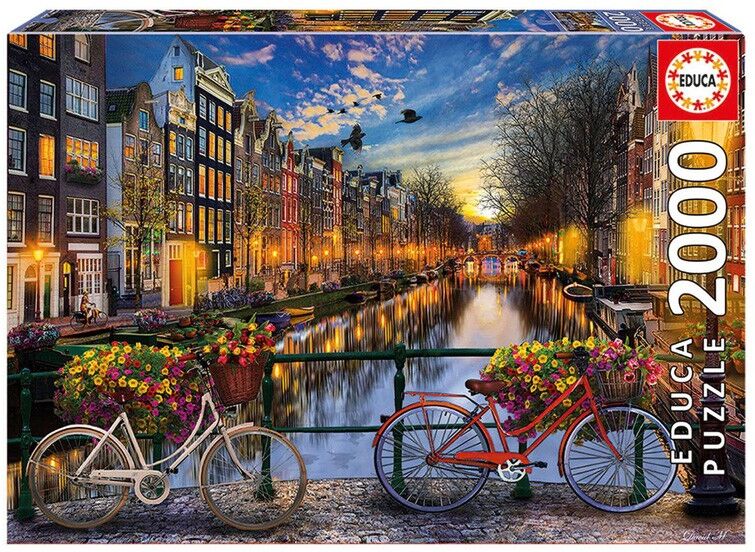 Puzzle 2000 pcs Amsterdam, Pays-Bas - Educa