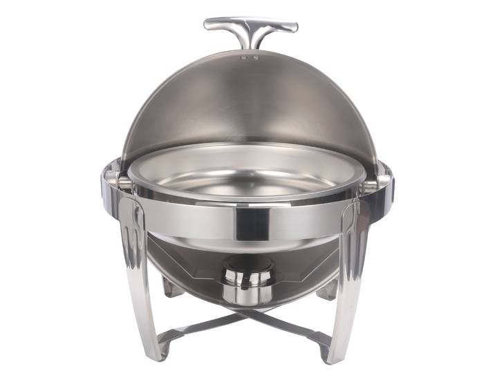 Chafing Dish Speisewärmer Edelstahl 6L mit Rolltop