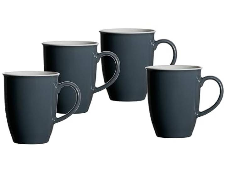 Koffiemokken set Doppio, 4-delig, antraciet