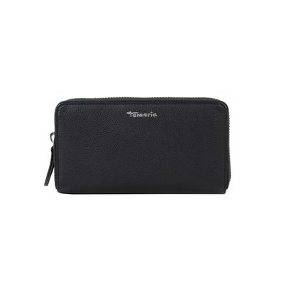 Geldbörse TAMARIS "Geldbörse TAS Amanda", Herren, schwarz (schwarz 100), Obermaterial: 100% Rindsleder Leather cow., Kleinlederwaren
