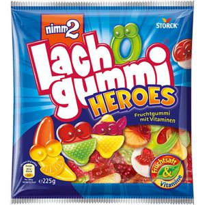 Nimm2 Fruchtgummis Lachgummi Heroes, 225g
