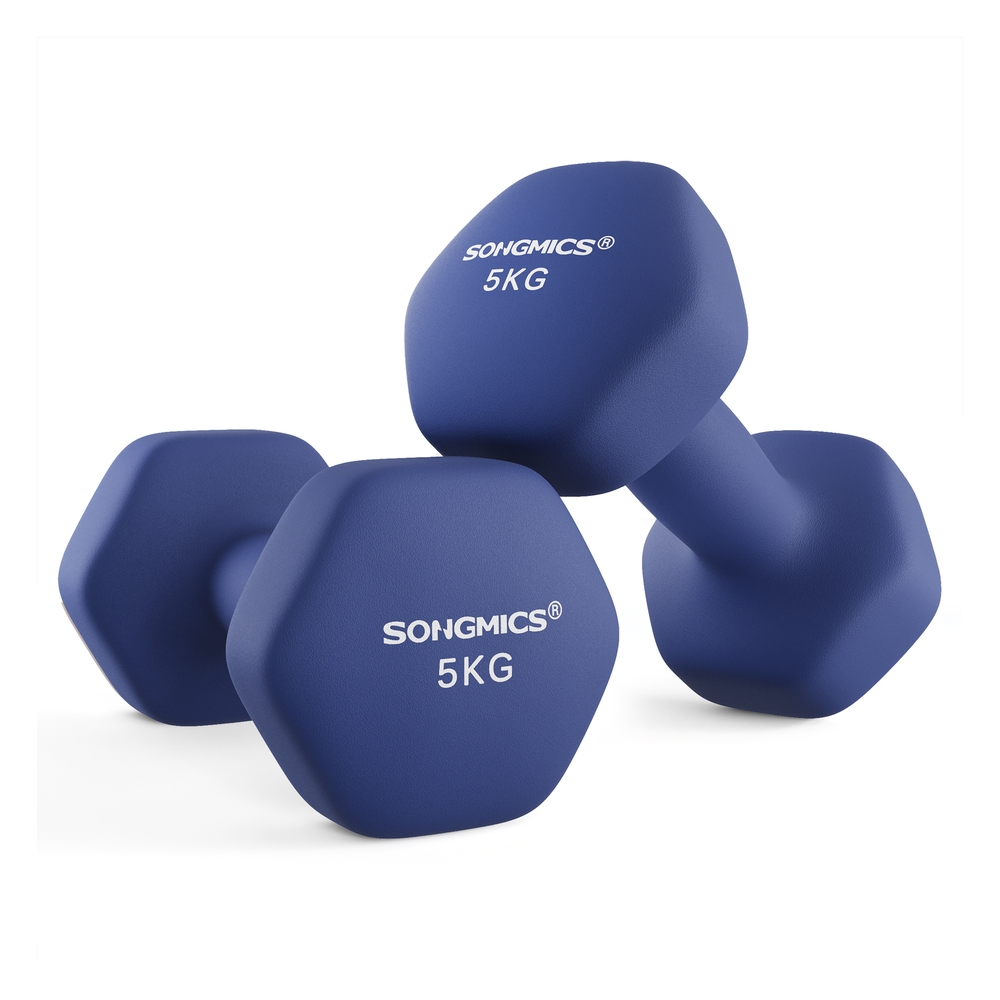 SONGMICS Kurzhanteln 2er-Set marineblau SYL910Q01
