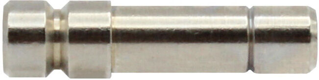 Riegler Verschlussstecker « value line », embout 4 mm, laiton nickelé (58.004-E)