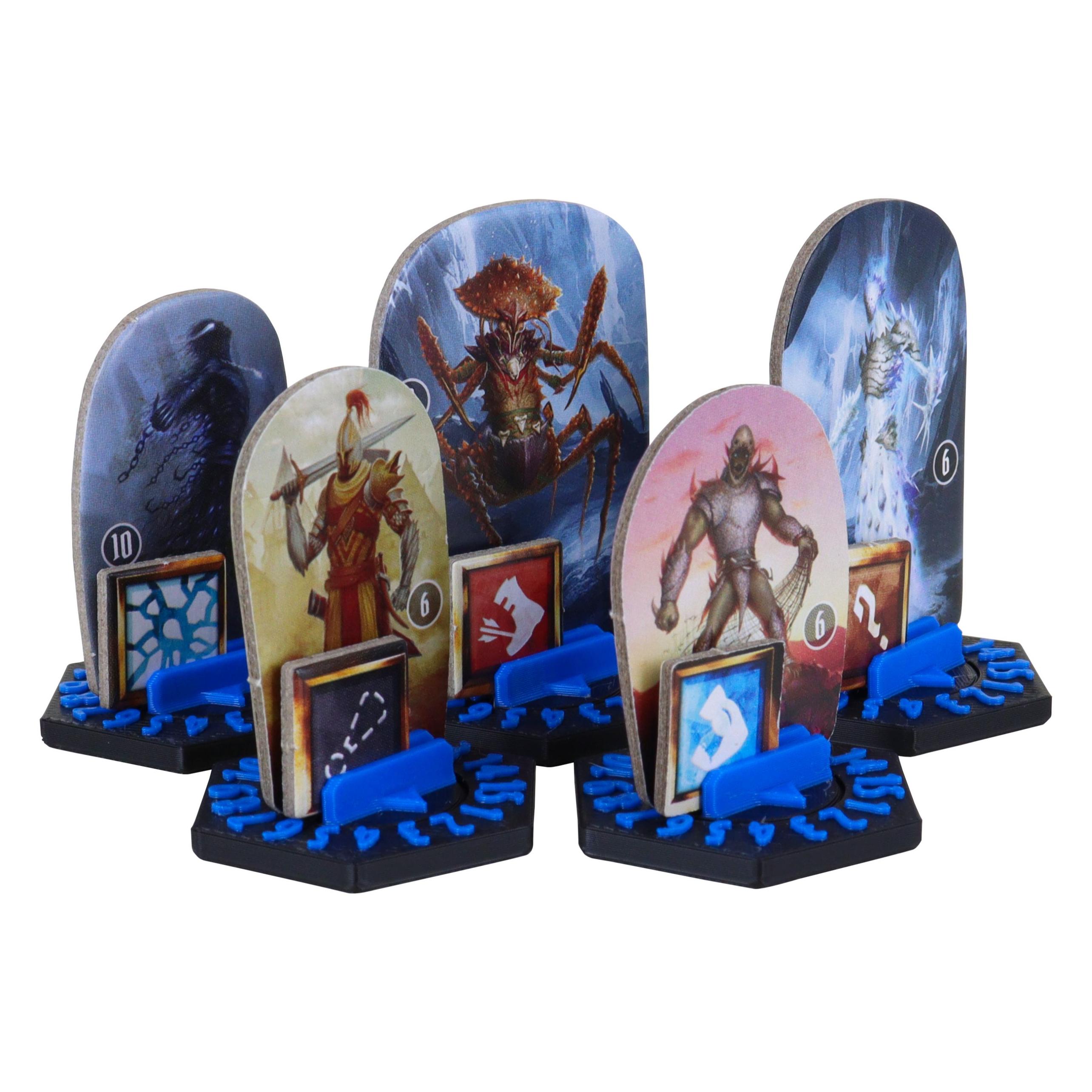 Feldherr 5er Set Dial Bases Lebenspunktanzeige für Gloomhaven & Frosthaven (Kunststoff) (400961)