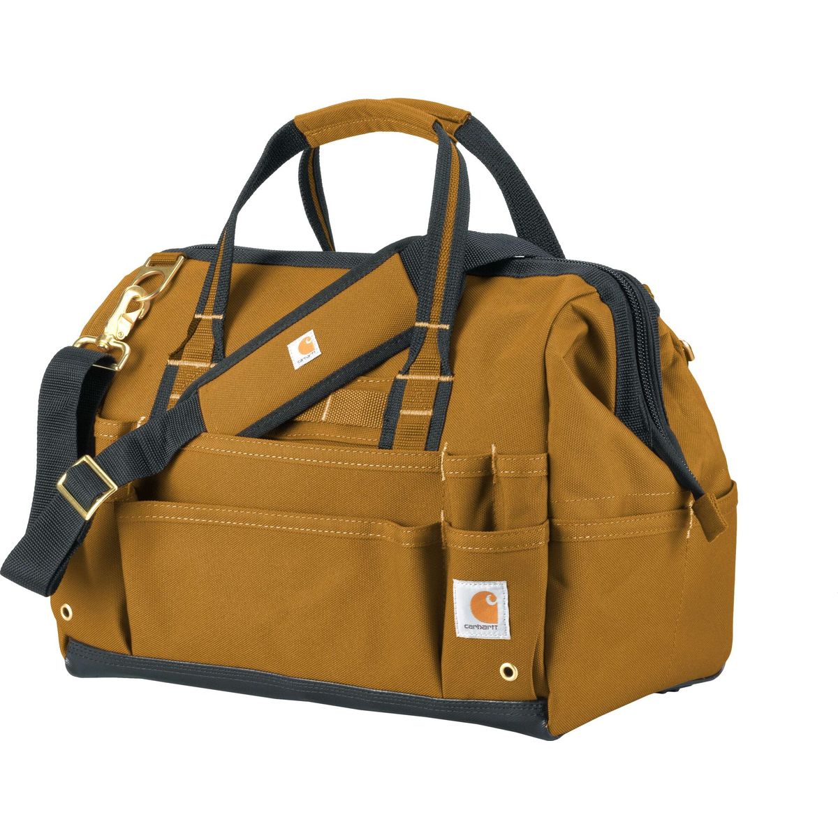 Carhartt 16-Inch 30 Pocket Heavyweight Tool Bag carhartt brown (211) OS 803142-211OS