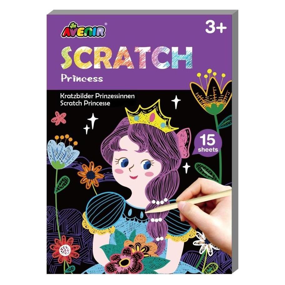 Teka AVE Mini-Kratzbuch-Prinzessin (58CH221658)