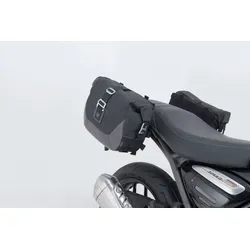 SW-Motech Legend Gear LC, Seitentaschen-System - Schwarz/Dunkelbraun - Links LC2/Rechts LC2