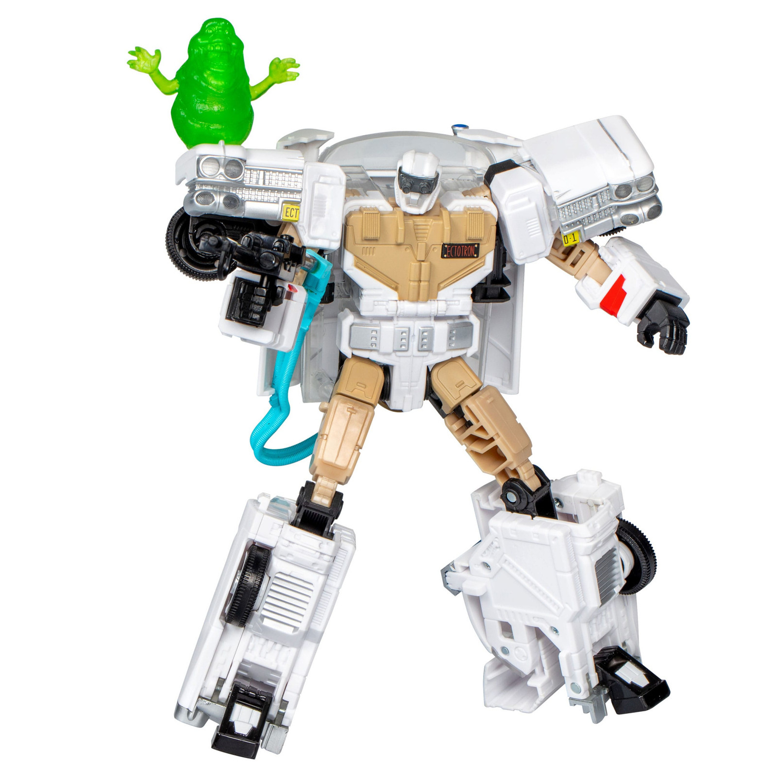 Hasbro Transformers x Ghostbusters Ectotron Ecto-1 Actiefiguur, 18 cm