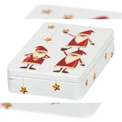 Gawol Gebäckdose Nikolaus eckig 18,5 x 12,5 x 4,0 cm  1 Stück