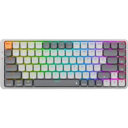Redragon Klawiatura K652 Azure (K652GG-RGB-PRO) (US, Kabelgebunden, Kabellos), Tastatur, Grau
