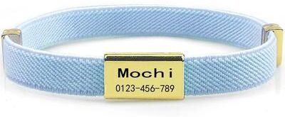 Uplift Essentials "Custom Engraved ""Signature"" Safety Pet Collar sky Blue"